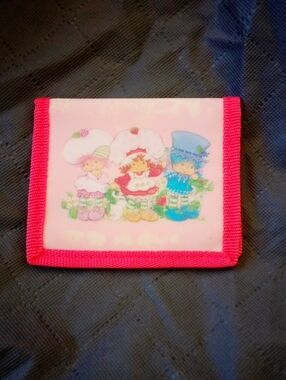 Kids Pink Strawberry Shortcake & Friends Illustration Wallet - Unbranded